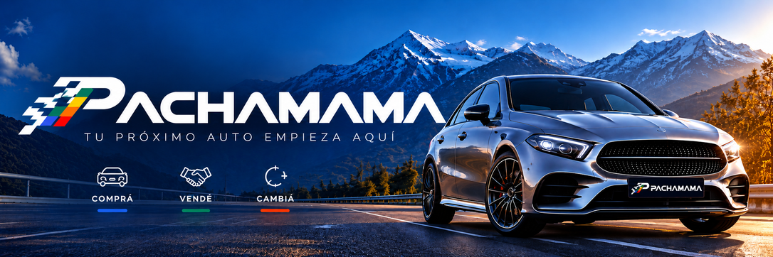 Pachamama. Tu próximo auto empieza aquí. Comprá, vendé, cambiá.